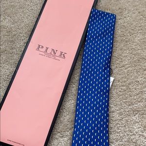 Thomas Pink never worn blue and white Penguin tie